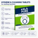 Nettoyant et désodorisant Alapure compatible avec le WPRO AFR301 / 484000001180 / 484000008427 / Powerfresh pour lave-linge / DAFR108