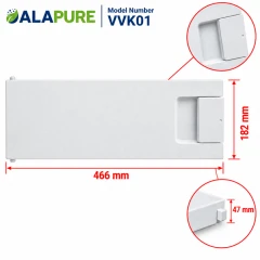 Porte de compartiment congélateur Alapure compatible avec Neff 00447344 / 447344