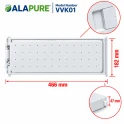 Porte de compartiment congélateur Alapure compatible avec Neff 00447344 / 447344