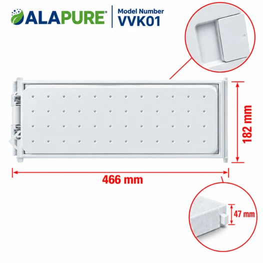Porte de compartiment congélateur Alapure compatible avec Neff 00447344 / 447344